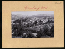 Fotografie Brück & Sohn Meissen, Ansicht Camburg A. Saale, Totalansicht Vom Süden Mit Bestellten Feldern  - Orte