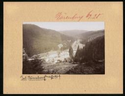 Fotografie Brück & Sohn Meissen, Ansicht Bärenburg, Blick Ins Tal Auf Den Bärenburger Gasthof  - Lieux