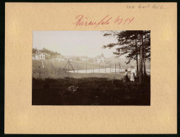 Fotografie Brück & Sohn Meissen, Ansicht Bärenfels, Blick Vom Tennisplatz Auf Den Ort  - Lieux