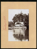 Fotografie Brück & Sohn Meissen, Ansicht Freiberg I. Sa., Blick Auf Das Gasthaus Schwanenschlösschen  - Places