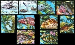 Etats-Unis / United States (Scott No.4423a-j - Forest De Varech / Kelp Forest) (o) Série / Set - Used Stamps