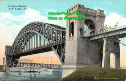 R346810 New York City. Hellgate Bridge. Manhattan Post Card Co. American Studio. - World