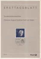 Germany Deutschland 1996-09 Clemens August Kardinal Graf Von Galen, Bischof Von Münster Und Kardinal, Canceled In Bonn - 1991-2000