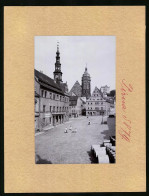 Fotografie Brück & Sohn Meissen, Ansicht Pirna A. Elbe, Obermarkt Mit Sparkasse, Handlung Emil Schumann, Drogen-Haus  - Orte