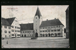 AK Weissenhorn, Marktplatz Mit Gasthaus Und Magistratur  - Weissenhorn