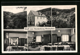 AK Hardenburg /Rheinpfalz, Ortsansicht Mit Gasthaus Zum Brunnen Mit Innenansichten  - Andere & Zonder Classificatie