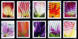 Etats-Unis / United States (Scott No.5777-86 - Tulips) (o) Set Of 10 - Unused Stamps
