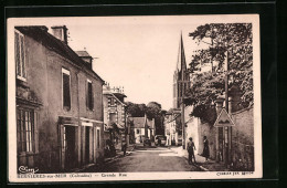 CPA Bernières-sur-Mer, Grande Rue  - Autres & Non Classés