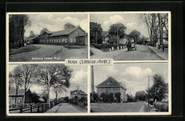 AK Hohn /Schlesw.-Holst., Gasthaus Hohner Krug Mit Ortsansichten  - Sonstige & Ohne Zuordnung