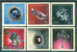 1971 Diamond Fund,collection Of Gems,jewelry And Natural Nuggets,Russia,3950,MNH - Neufs