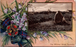 14-5-2024 (5 Z ) VERY OLD (around 1900) UK Scotland - The Witches Stone - Doenach (with Scott Flowers) - Bloemen