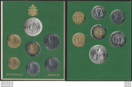 1989 Vaticano Serie Divisionale 7 Monete FDC - Vaticaanstad