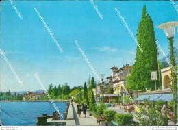 Br345 Cartolina Lago Di Garda Gardone Riviera Lungolago Brescia Lombardia - Brescia