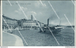 Bs3 Cartolina Lago Di Garda Salo' Arrivo Del Battello Brescia Lombardia - Brescia