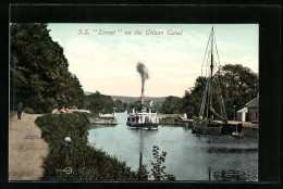AK Dampfschiff SS Linnet On The Crinan Canal, Scotland  - Altri & Non Classificati