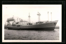AK Handelsschiff Manuel Mejia Vor Der Stülckenwerft  - Koopvaardij