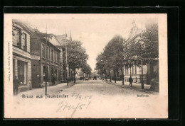 AK Neumünster, Wohnhäuser In Der Strasse Kuhberg  - Neumuenster