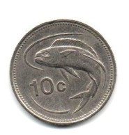 1986 - Malta 10 Cents        ---- - Malte