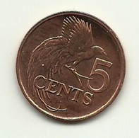 2010 - Trinidad E Tobago 5 Cents - Trindad & Tobago