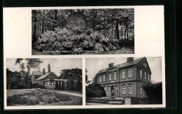 AK Breklum /Kr. Husum, Kriegerehrung, Park Und Sanatorium  - Husum