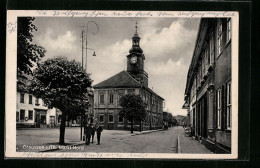 AK Greussen /Thür., Markt-Nord, Rathaus  - Altri & Non Classificati