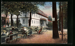 AK Langensalza, Cafe Am Schwefelbad Mit Gartenwirtschaft  - Bad Langensalza