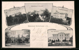 AK Kellenhusen I. H., Hotel-Villa Maria Von G. Behnke, Strandhaus Von A. Petersen Und Pensionat Kaiserhof  - Kellenhusen