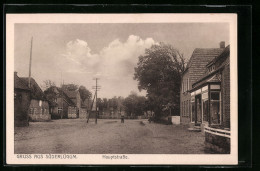 AK Süderlügum, Hauptstrasse, Grenzstation Deutschland-Dänemark  - Sonstige & Ohne Zuordnung