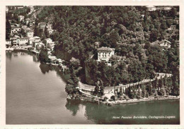 13976102 Castagnola_Lago_di_Lugano Hotel Pension Belvedere Fliegeraufnahme - Altri & Non Classificati