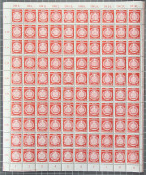 DDR Dienstmarken 11 XI Postfrisch Bogen #JG074 - Andere & Zonder Classificatie