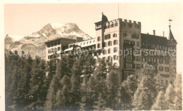 13735589 Sils Maria Graubuenden Hotel Waldhaus Mit Piz Della Margna Sils Maria G - Andere & Zonder Classificatie