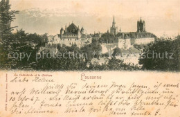 13733929 Lausanne VD La Cathedrale Et Le Chateau Lausanne VD - Andere & Zonder Classificatie