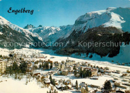 13733609 Engelberg  OW Winterpanorama Mit Spannoerter Und Titlis Alpen  - Altri & Non Classificati