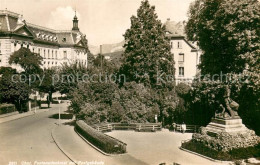 13733297 Chur GR Fontanedenkmal Mit Postgebaeude Chur GR - Andere & Zonder Classificatie