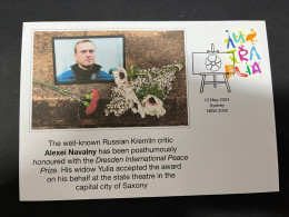 14-5-2024 (5 Z 7) Russia Oposition Leader Navalny Awarded The Dresden Peace Prize Posthumously - Altri & Non Classificati