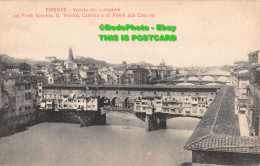 R347696 Firenze. Veduta Dei Lungarni Coi Ponti Vecchio. S. Trinita. Carraia E Di - World