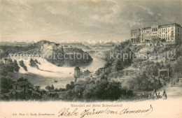 13731237 Schaffhausen  SH Rheinfall Mit Hotel Schweizerhof  - Andere & Zonder Classificatie