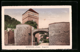 AK Wittstock A. Dosse, Burgruine  - Wittstock