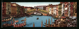 Mini-Cartolina Venezia, Ponte Di Rialto  - Venezia (Venedig)