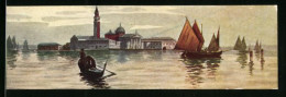 Mini-Cartolina Venezia, Isola S. Giorgio  - Venezia (Venedig)