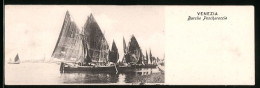Mini-Cartolina Venezia, Barche Peschereccie  - Venezia (Venice)