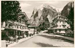 13729377 Grindelwald Hotel Bellevue Und Bazar Steuri Mit Wetterhorn Grindelwald - Other & Unclassified