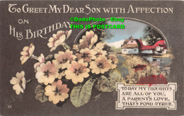 R347806 To Greet My Dear Son With Affection On His Birthday. Martin J. Ridley - Monde