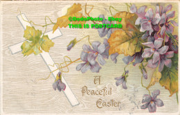 R347820 A Peaceful Easter. Cross And Flowers - Monde
