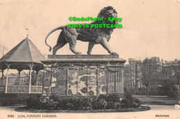 R347832 Reading. Forbury Gardens. Lion. 1904 - Monde