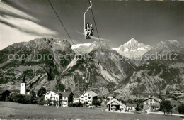 13727547 Unterbaech VS Sessellift Unterbaech Brandalp Mit Bietschhorn  - Other & Unclassified