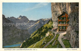 13724089 Wildkirchli Weissbad IR Berggasthaus Zum Aescher Bergsee Appenzeller Al - Andere & Zonder Classificatie