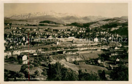 13724039 Herisau AR Panorama Alpen Handdruck Herisau AR - Autres & Non Classés