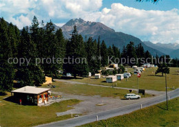13719489 Lenzerheide GR Camping St Cassian Mit Piz Mitgel Und Julier Lenzerheide - Autres & Non Classés