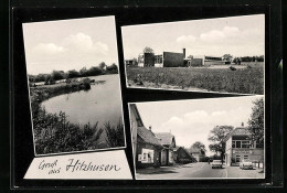 AK Hitzhusen, Strassenpartie Mit Restaurant Forsthaus  - Hunting